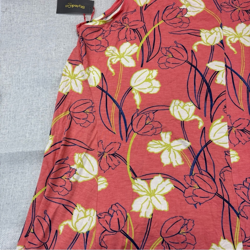 Style & Co Plus Size Printed Flip-Flop Dress Size 4X - Picture 11 of 12